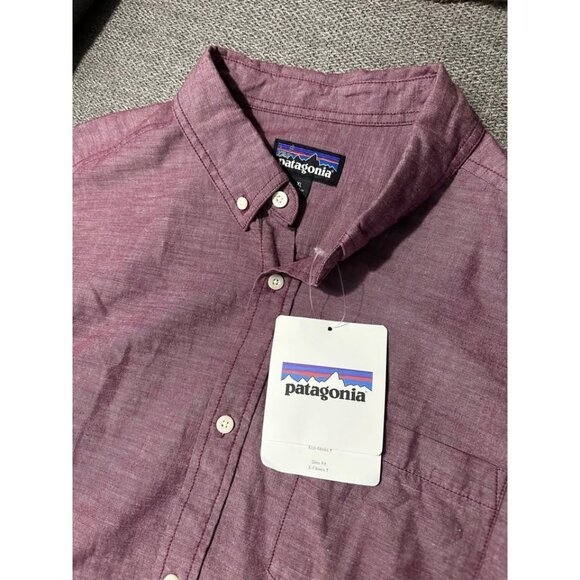 Patagonia bluffside long sleeve chambray button down. XL - Picture 4 of 5
